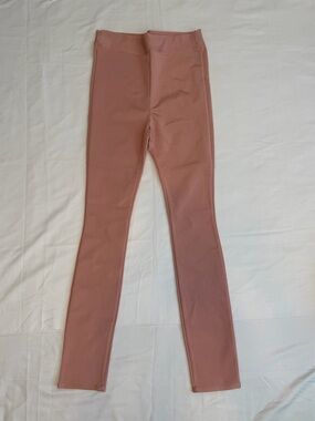 Mauve High-Waist Leggings